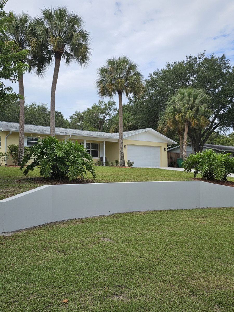PFL Concrete Co. crew working on a home