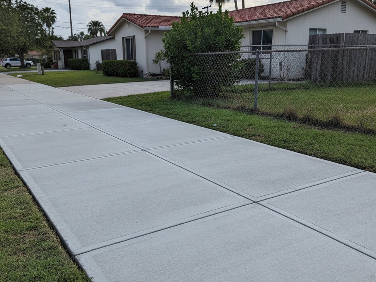 Concrete Resurfacing completed by PFL Concrete Co. in South Daytona, FL